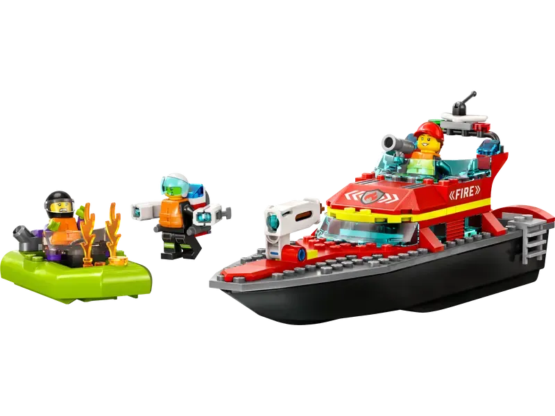 LEGO® City Fire Rescue Boat 60373