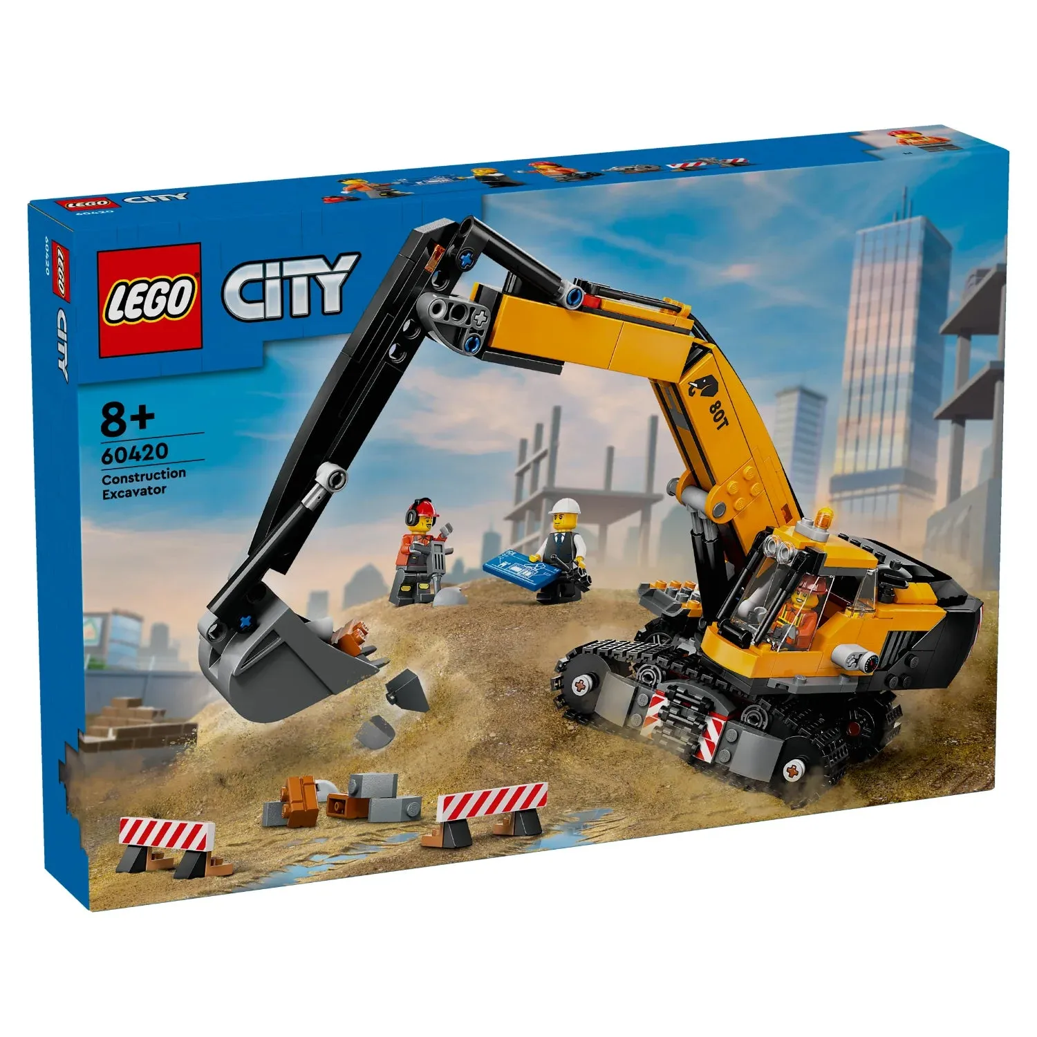 LEGO® City Yellow Construction Excavator 60420