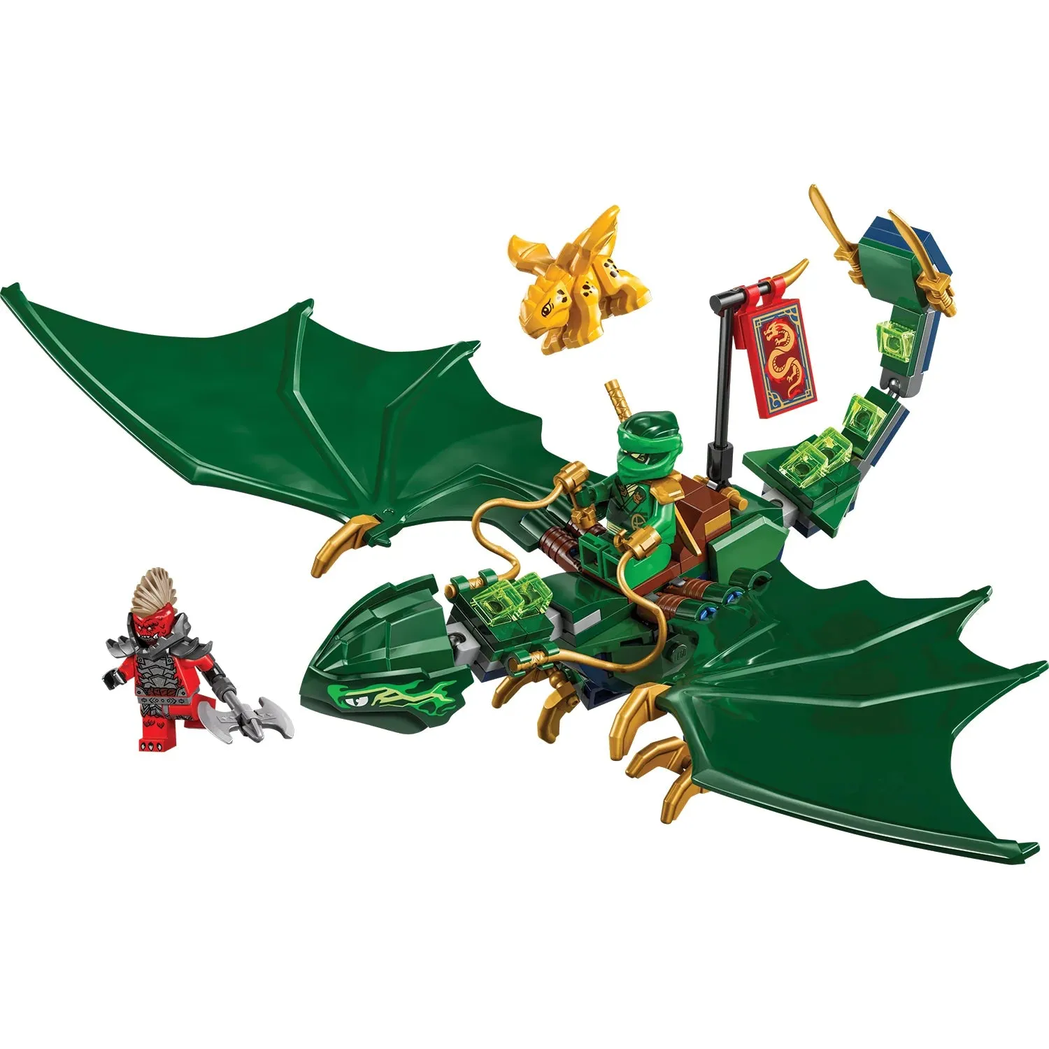 LEGO NINJAGO Lloyd’s Green Forest Dragon 71829
