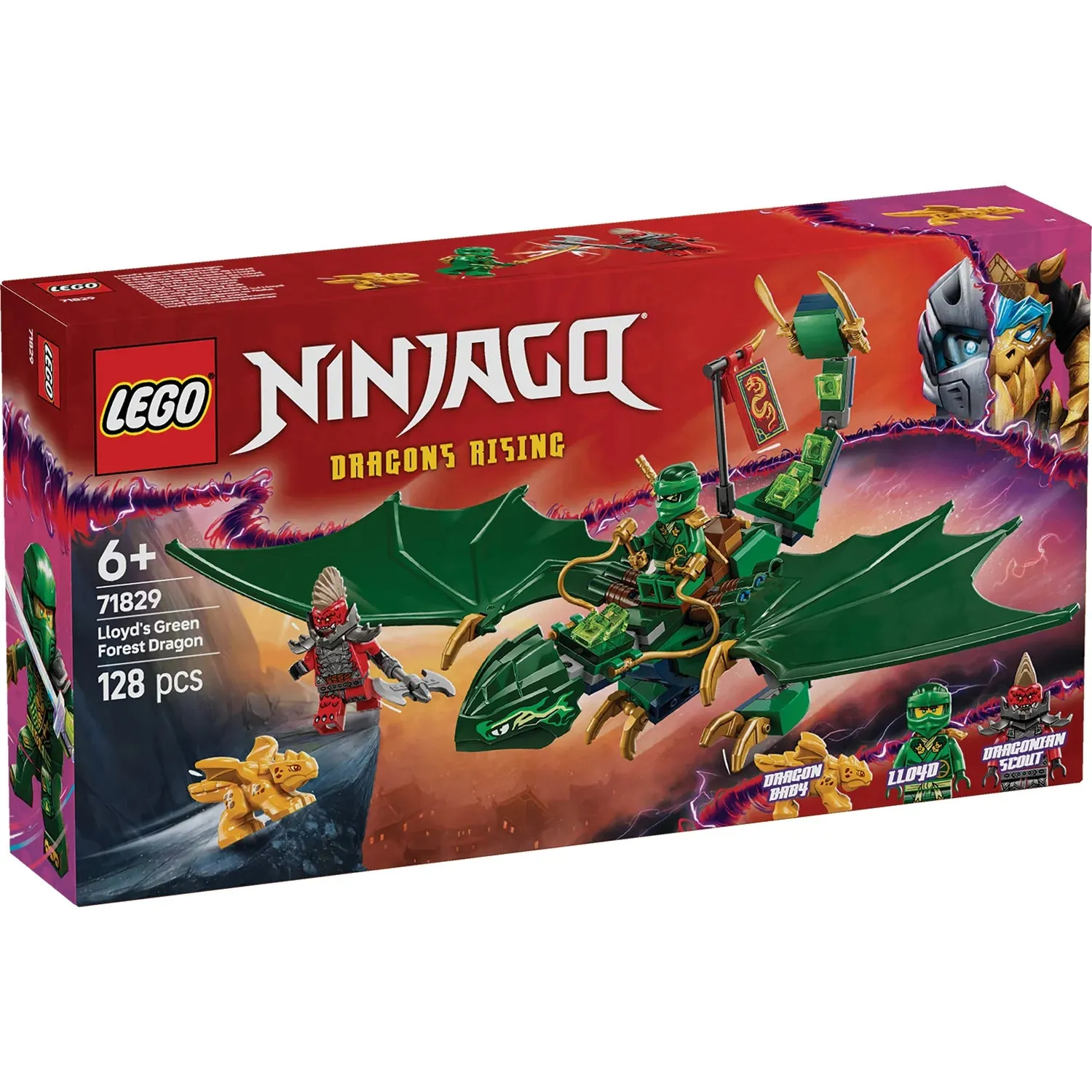 LEGO NINJAGO Lloyd’s Green Forest Dragon 71829
