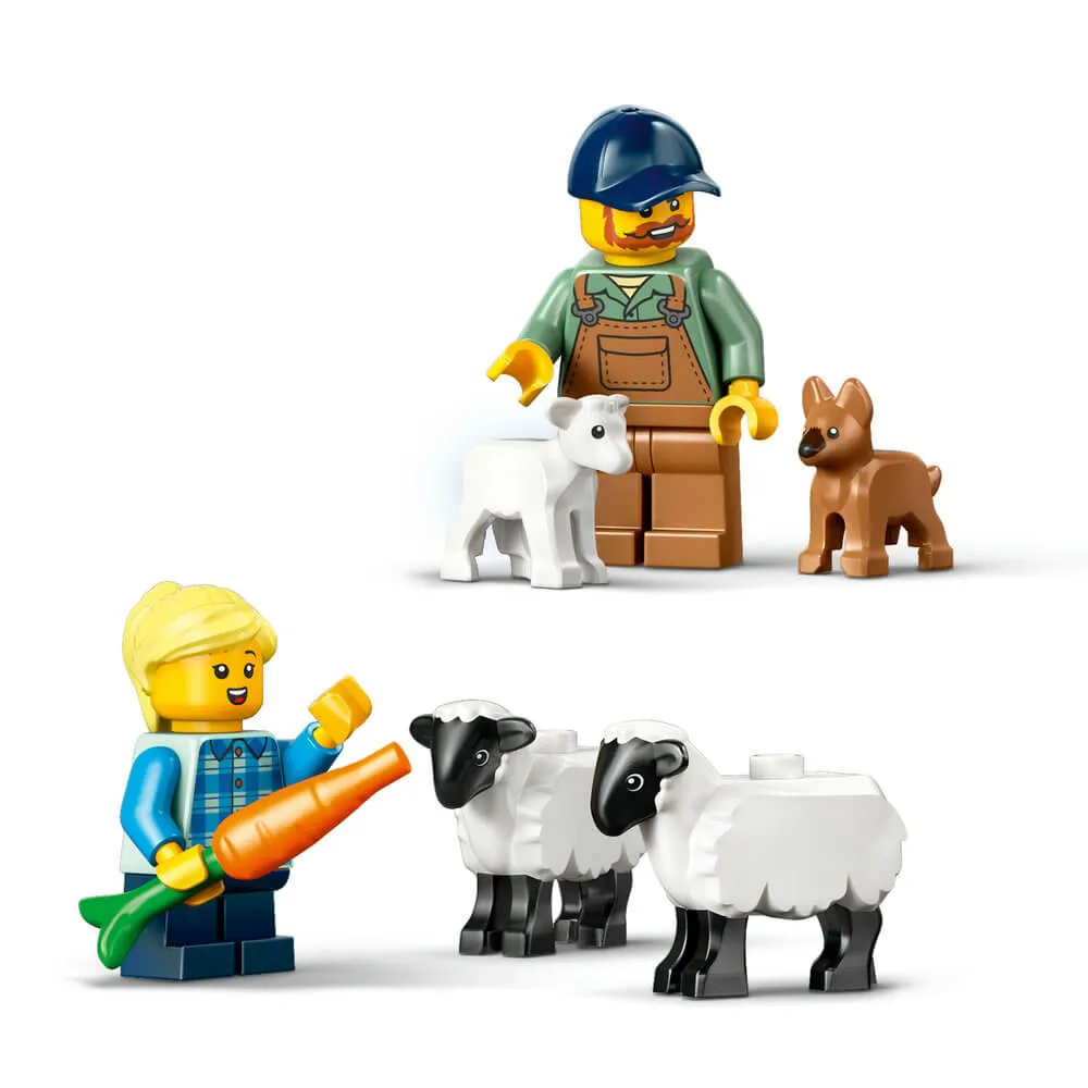 Lego® Toys LEGO® City Red Farm Tractor with Trailer & Sheep Building Kit 60461