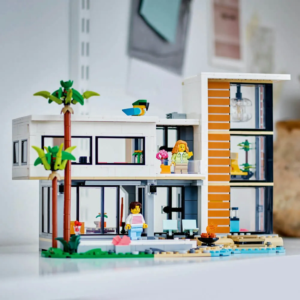 Lego® Toys LEGO® Creator Modern House 939 Piece Building Set (31153)