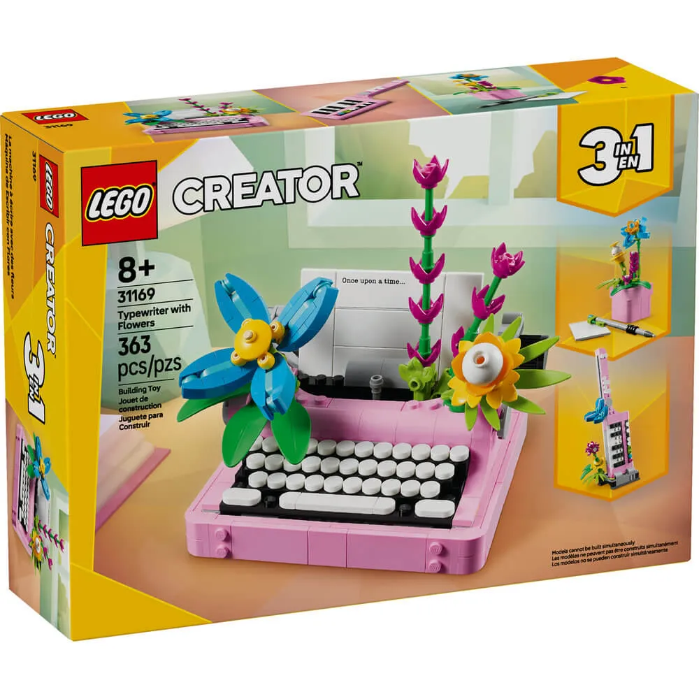 Lego® Toys LEGO® Creator Typewriter with Flowers Building Kit 31169