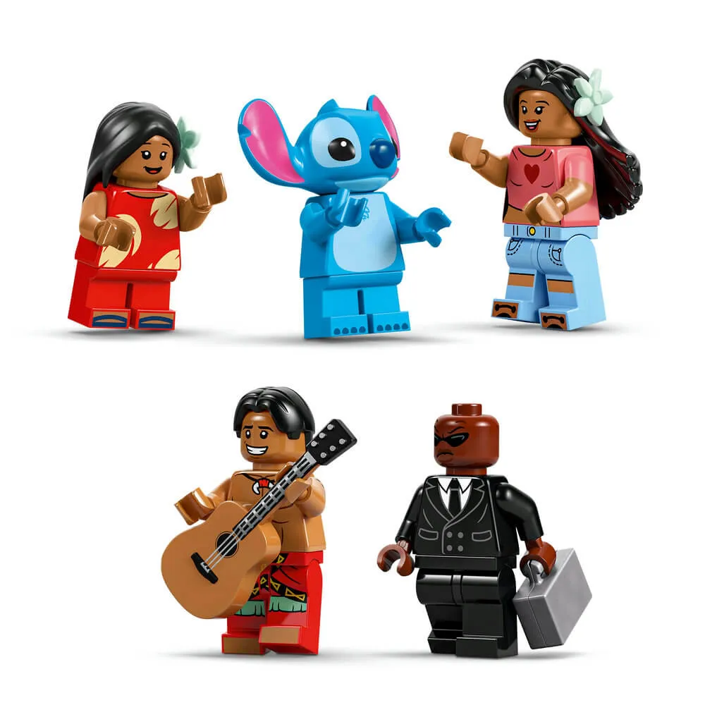 Lego® Toys LEGO® Disney Lilo and Stitch Beach House 834 Piece Building Kit (43268)