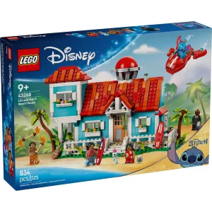 Lego® Toys LEGO® Disney Lilo and Stitch Beach House 834 Piece Building Kit (43268)