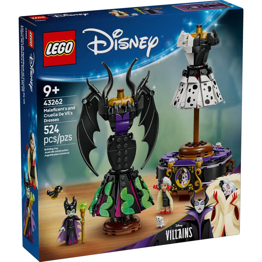 Lego® Toys LEGO® Disney Maleficent's and Cruella De Vil's Dresses 524 Piece Building Kit (43262)