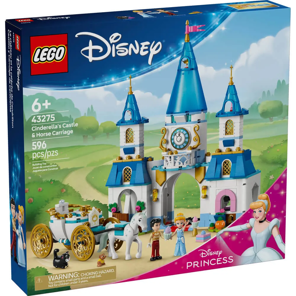 Lego® Toys LEGO® Disney Princess Cinderella's Castle & Horse Carriage Building Kit 43275