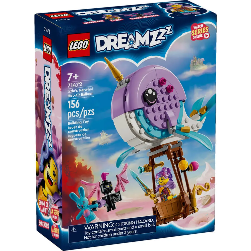 Lego® Toys LEGO® DREAMZzz™ Izzie's Narwhal Hot-Air Balloon 71472