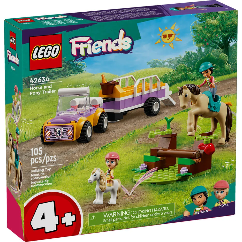 Lego® Toys LEGO® Friends Horse and Pony Trailer Toy 42634