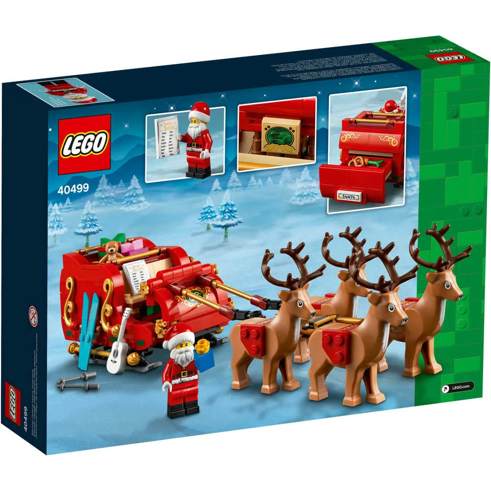 Lego® Toys LEGO® Iconic  Santa's Sleigh 343 Piece Building Kit (40499)