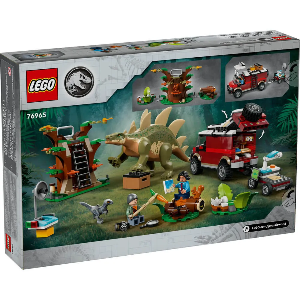 Lego® Toys LEGO® Jurassic World Dinosaur Missions: Stegosaurus Discovery 420 Piece Building Set (76965)