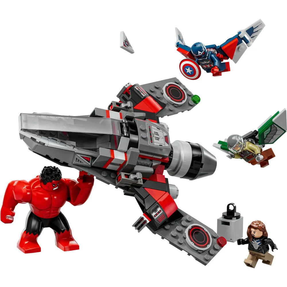 Lego® Toys LEGO® Marvel Captain America vs. Red Hulk Battle 223 Piece Building Kit (76292)