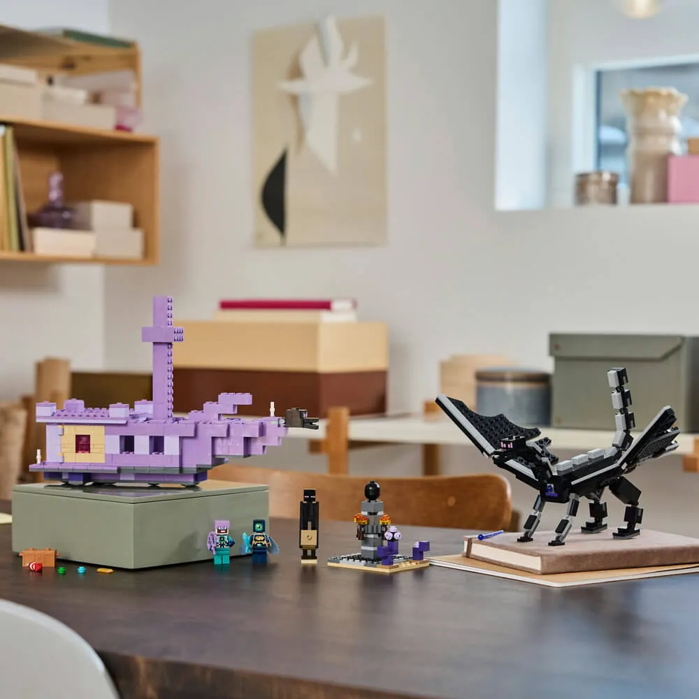 Lego® Toys LEGO® Minecraft The Ender Dragon and End Ship 657 Piece Building Set (21264)