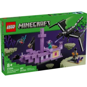 Lego® Toys LEGO® Minecraft The Ender Dragon and End Ship 657 Piece Building Set (21264)