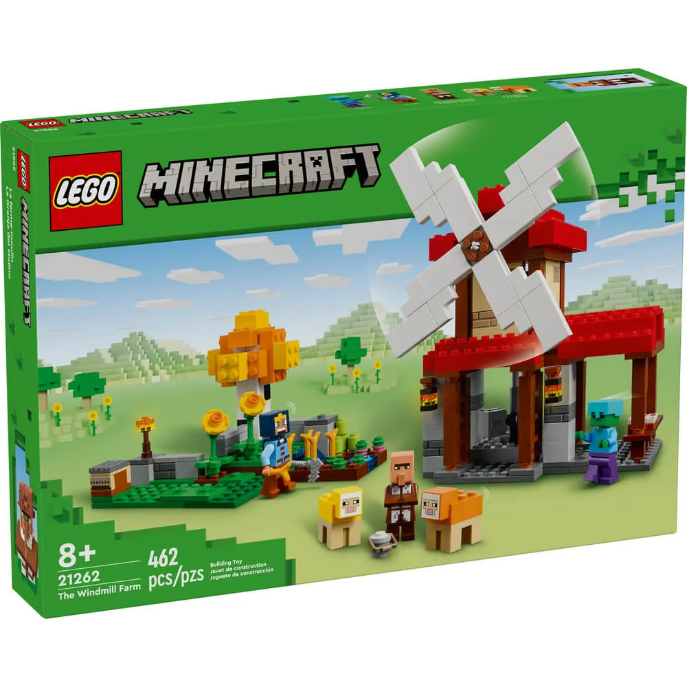 Lego® Toys LEGO® Minecraft The Windmill Farm 462 Piece Building Set (21262)