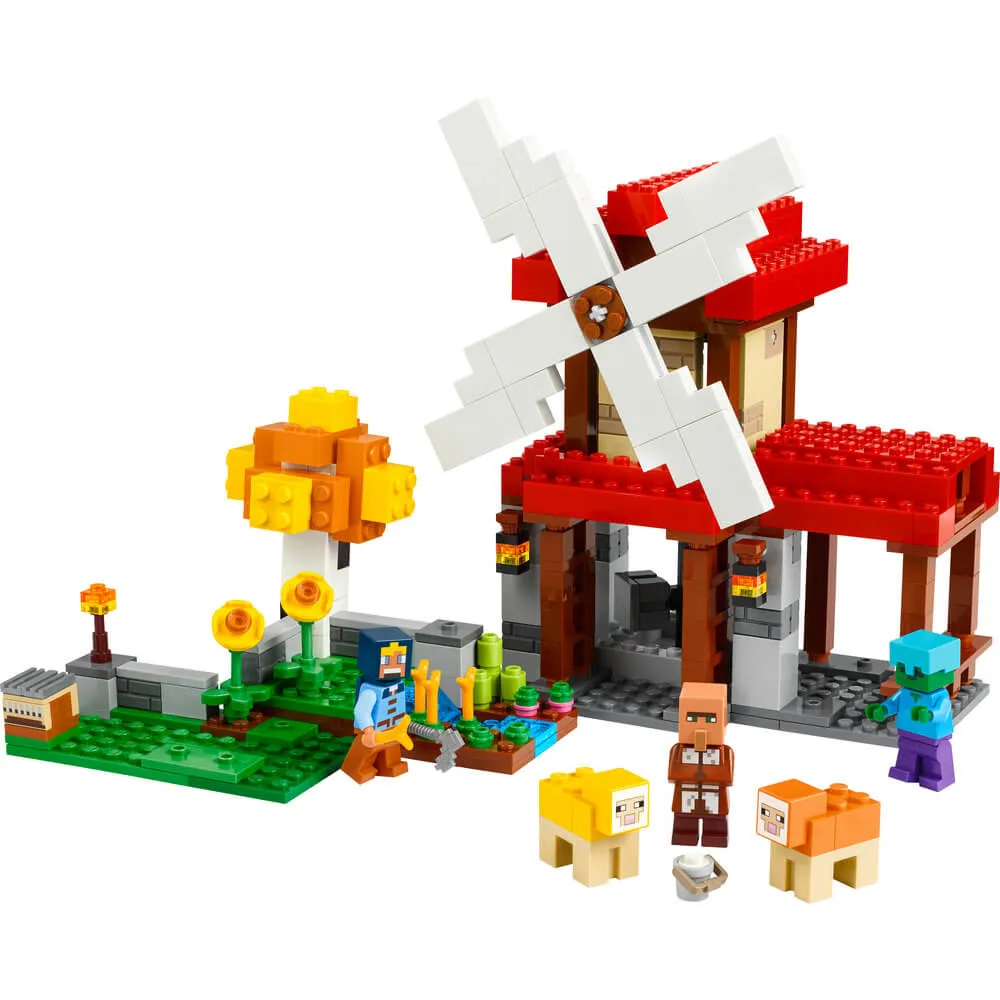 Lego® Toys LEGO® Minecraft The Windmill Farm 462 Piece Building Set (21262)