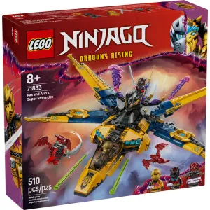 Lego® Toys LEGO® Ninjago Ras and Arin's Super Storm Jet Building Kit 71833
