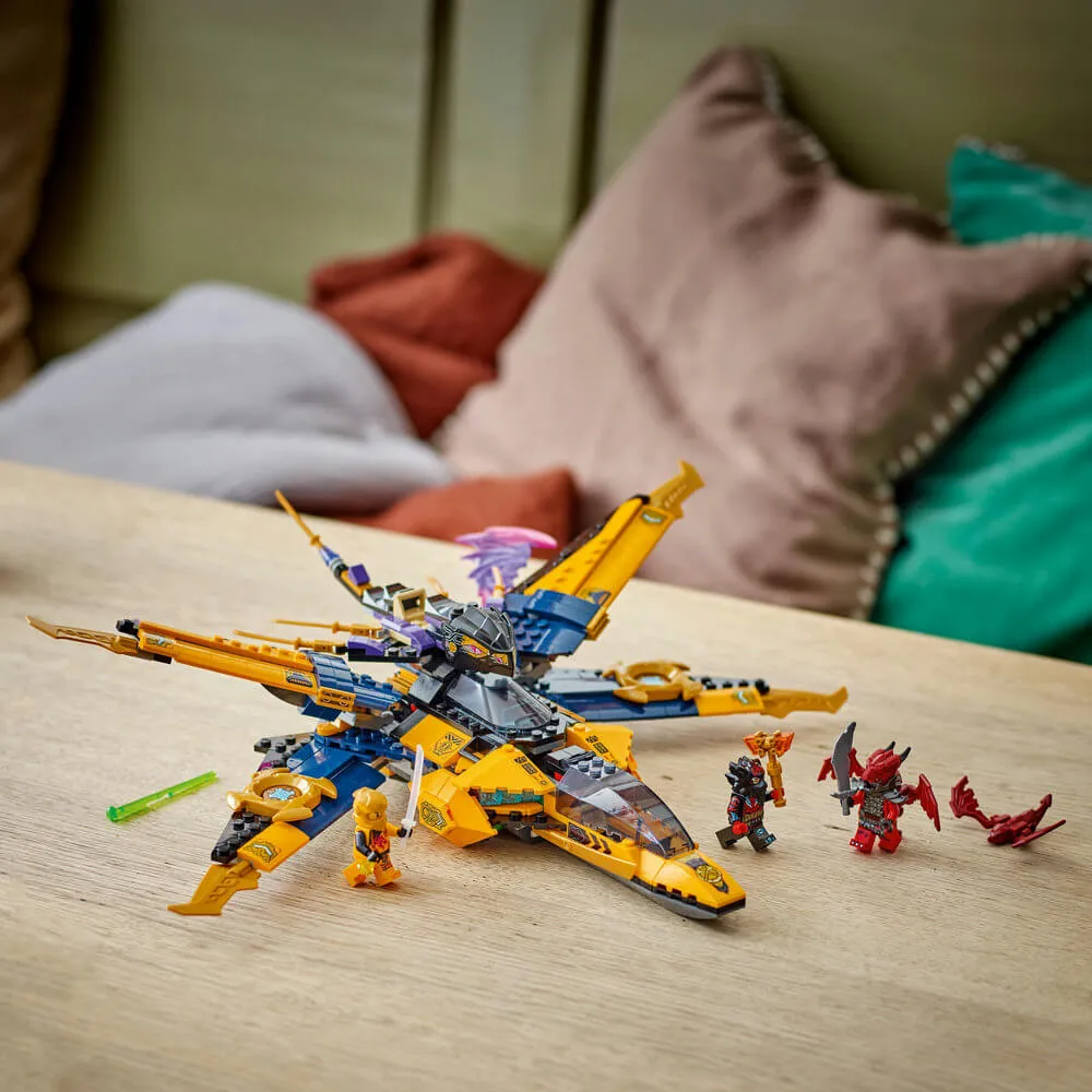 Lego® Toys LEGO® Ninjago Ras and Arin's Super Storm Jet Building Kit 71833