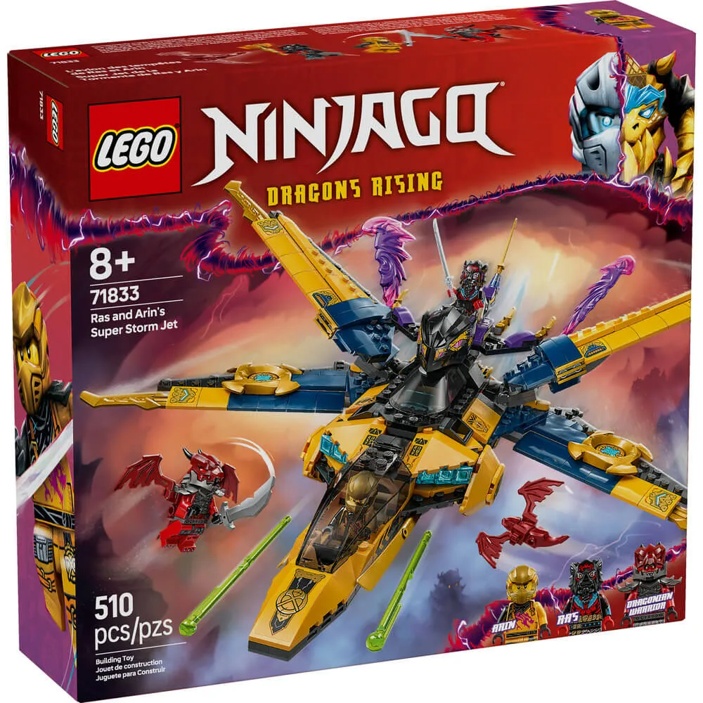 Lego® Toys LEGO® Ninjago Ras and Arin's Super Storm Jet Building Kit 71833