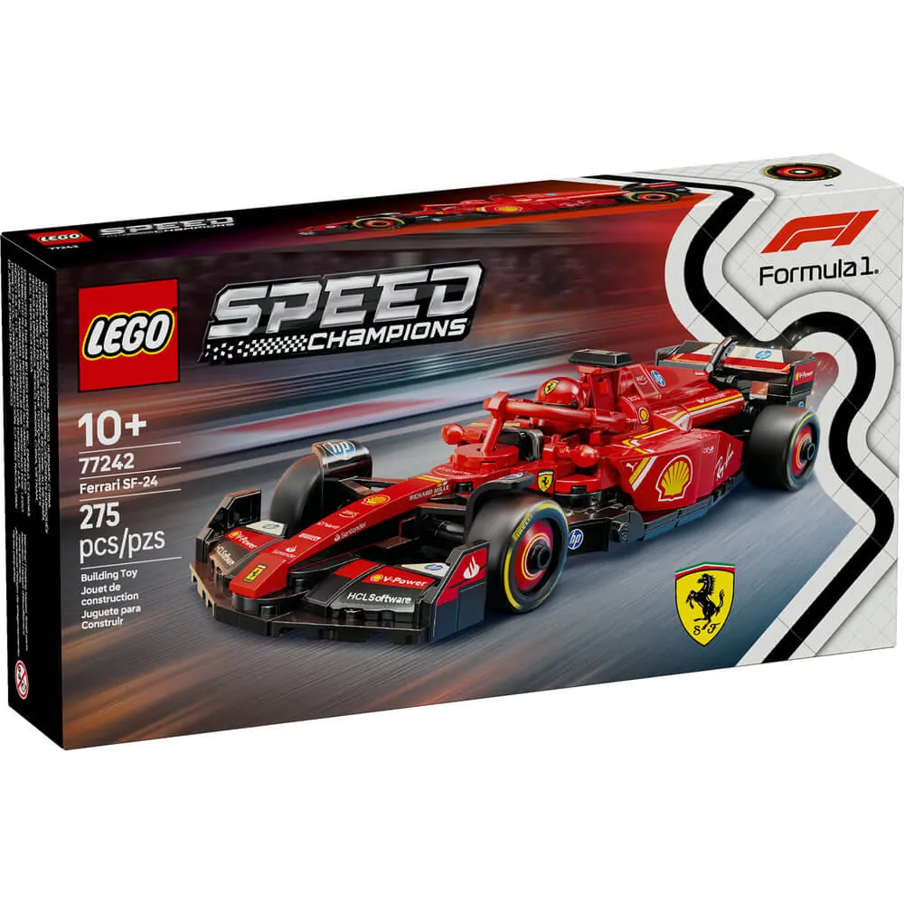 Lego® Toys LEGO® Speed Champions F1 Ferrari SF-24 F1® Race Car 275 Piece Building Kit (77242)