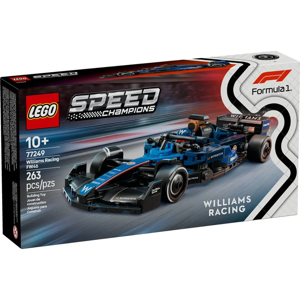 Lego® Toys LEGO® Speed Champions F1 Williams Racing FW46 F1® Race Car 263 Piece Building Kit (77249)