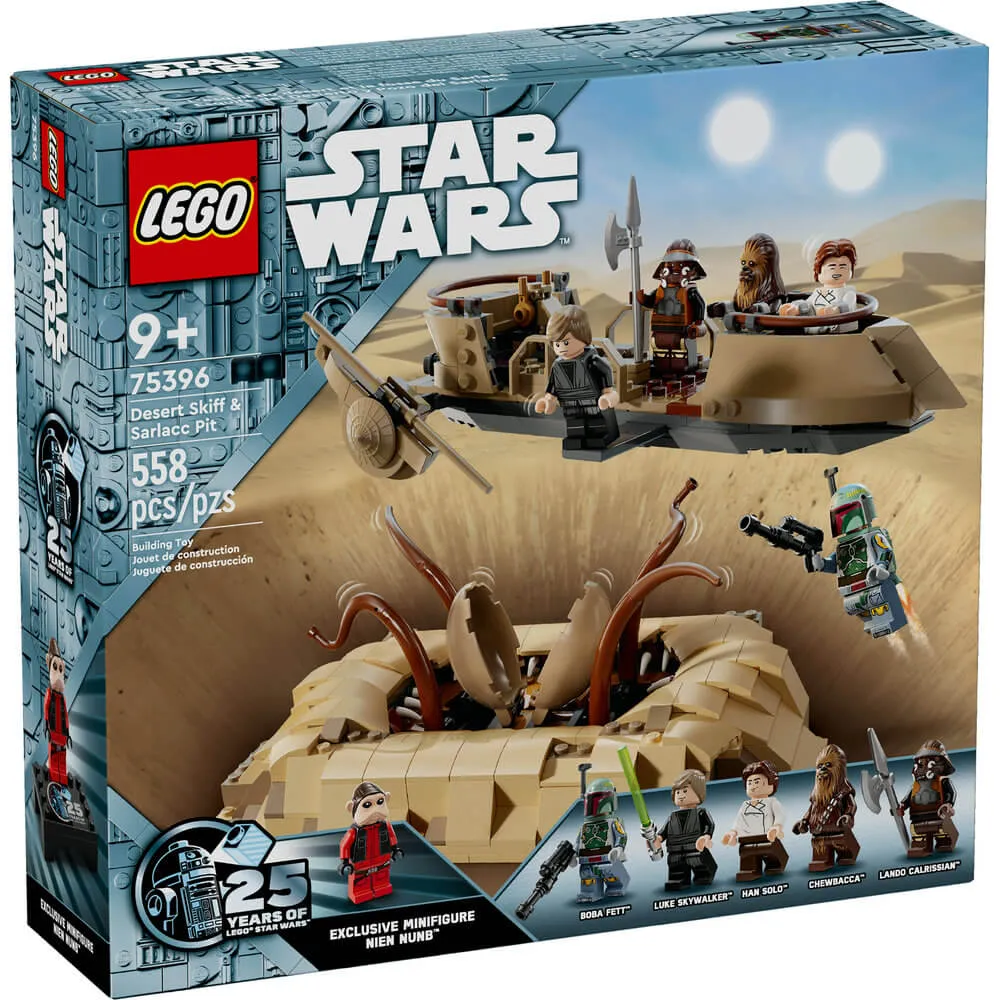 Lego® Toys LEGO® Star Wars Desert Skiff & Sarlacc Pit 558 Piece Building Set (75396)