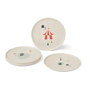 Liewood: Remco Plate 6-Pack - Circus / Sandy