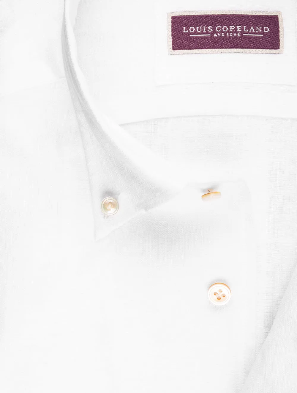 Linen Buttondown Shirt White