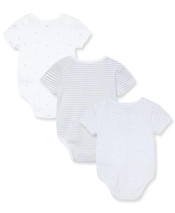 Little Me Baby's 3-Pack Welcome to the World Bodysuits Babykids Little Me
