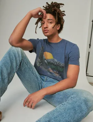 Lucky Brand American Eagle Tee Insignia Blue Lucky Brand