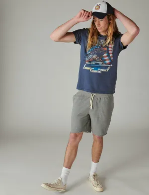 Lucky Brand Chevy Eagle Tee Dress Blues Lucky Brand