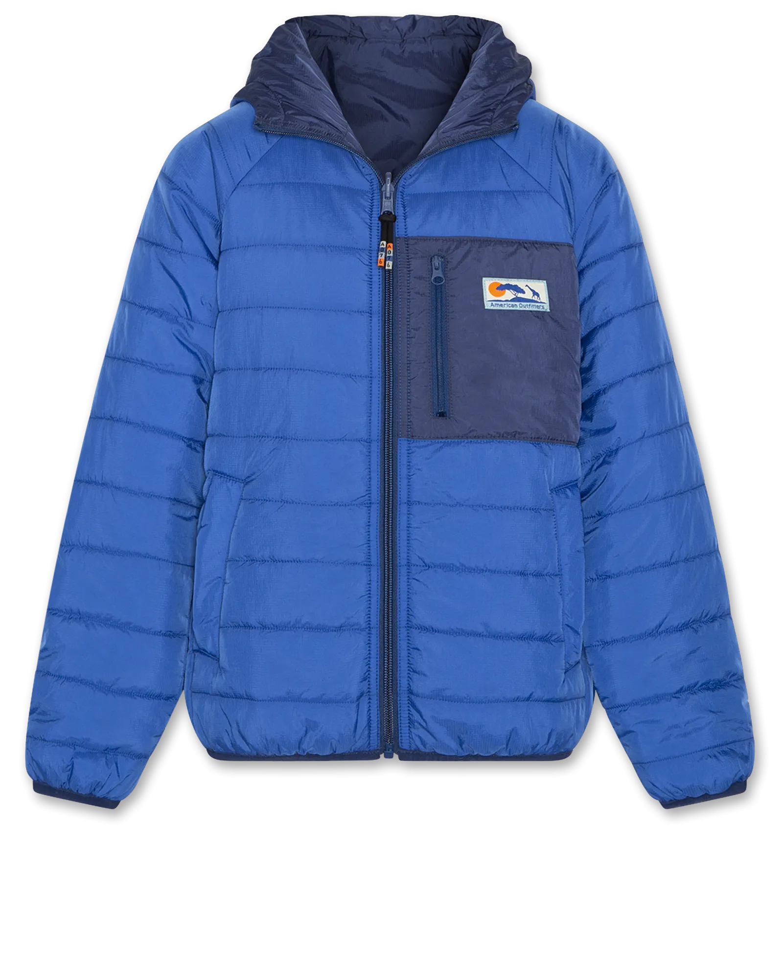lupan REVERSIBLE windbreaker 000707 - bright blue Ao76 Clothes Boys Girls