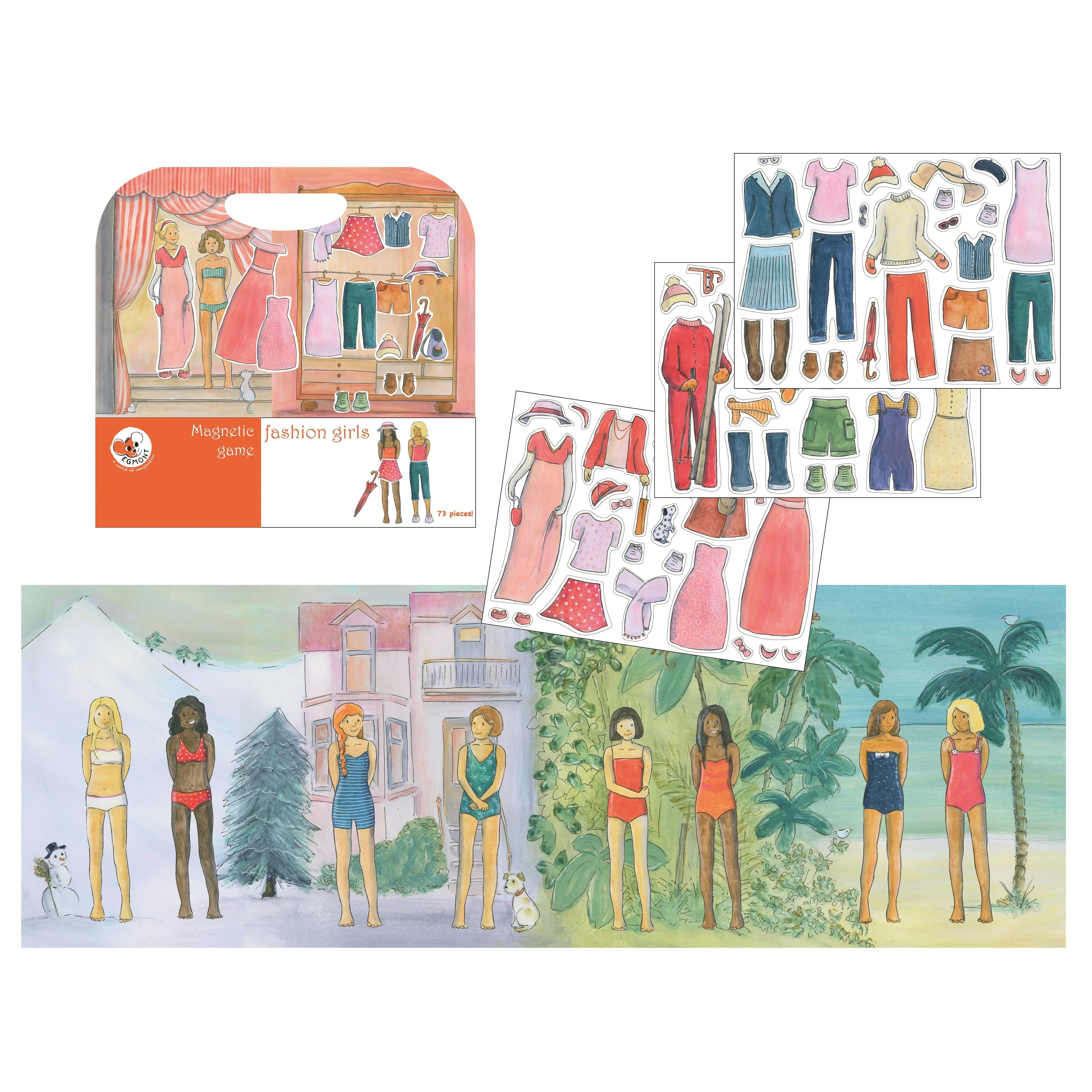 Magnetic Game Fashion Girls Babykids_Egmont