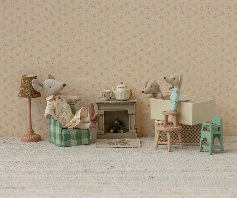 Maileg: Twins, Baby Mice in a Matchbox