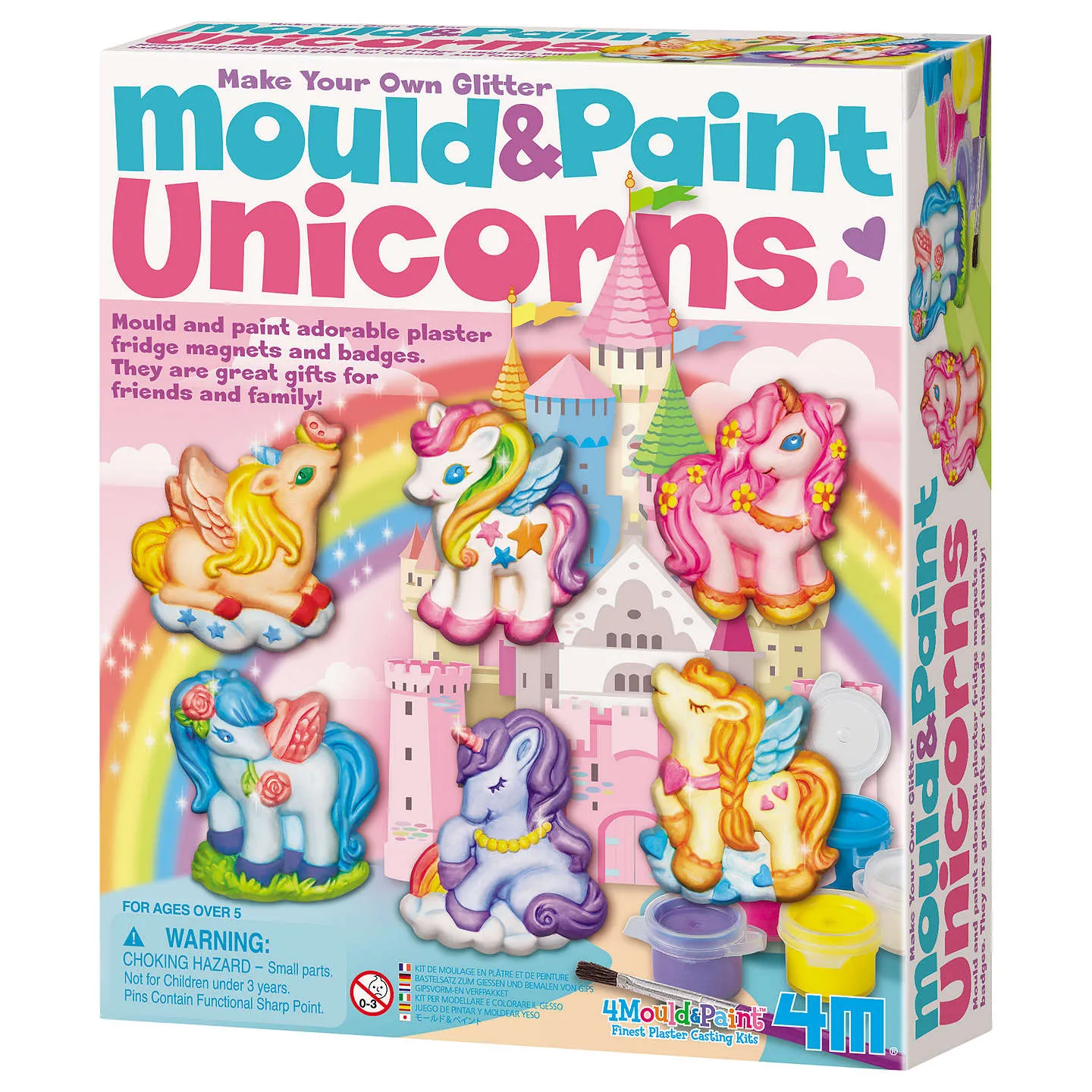Make Your Own Glitter Mould And Paint Unicorns
