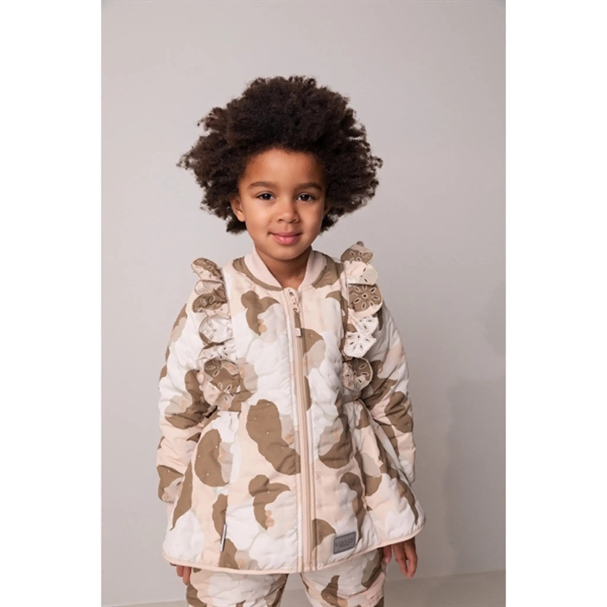 MarMar Beige Rose Girls Olisa F Thermo Jacket Babykids_Marmar
