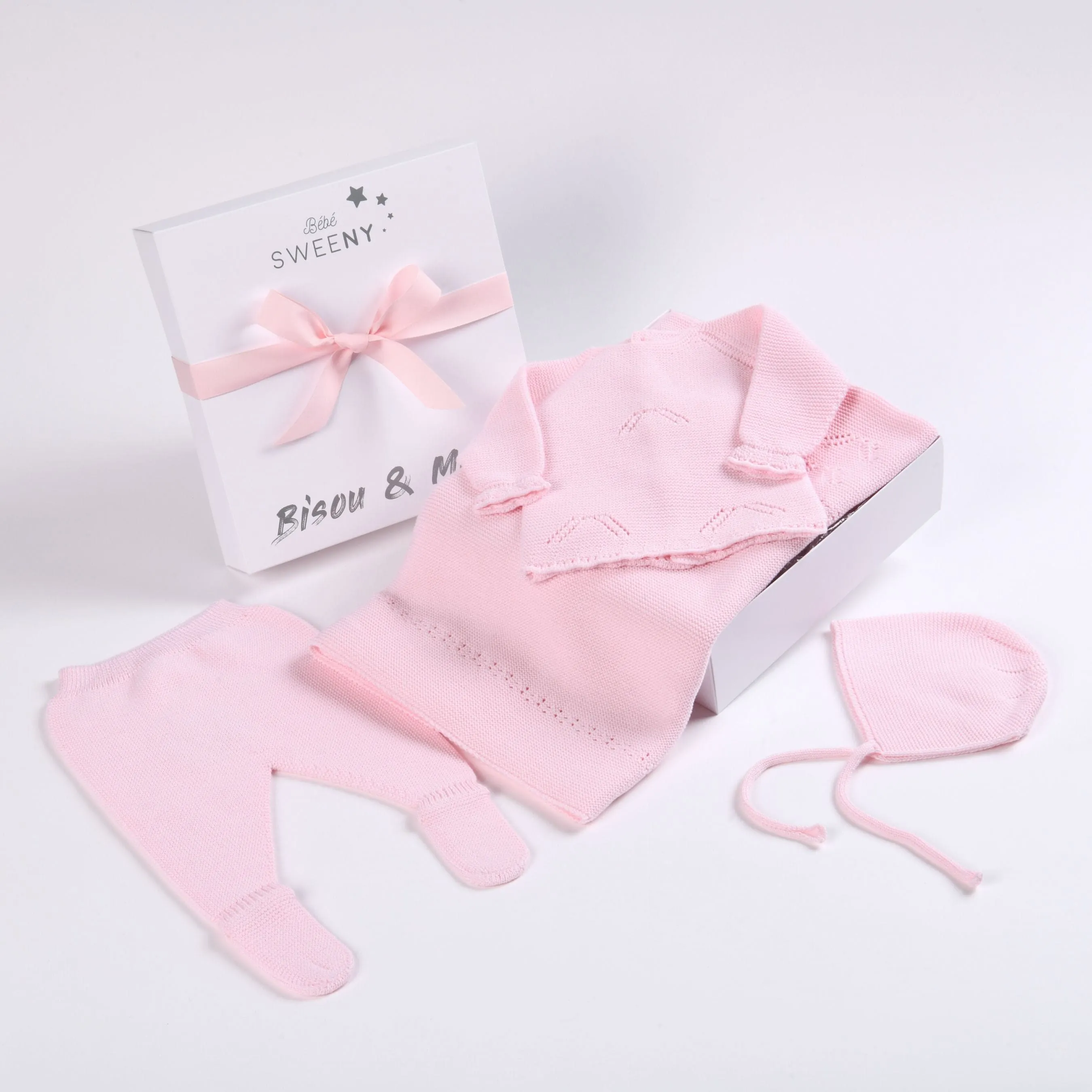 Meli | Baby Girls Rose Ballerina Layette Set (4) Babykids_Bebe-Sweeny