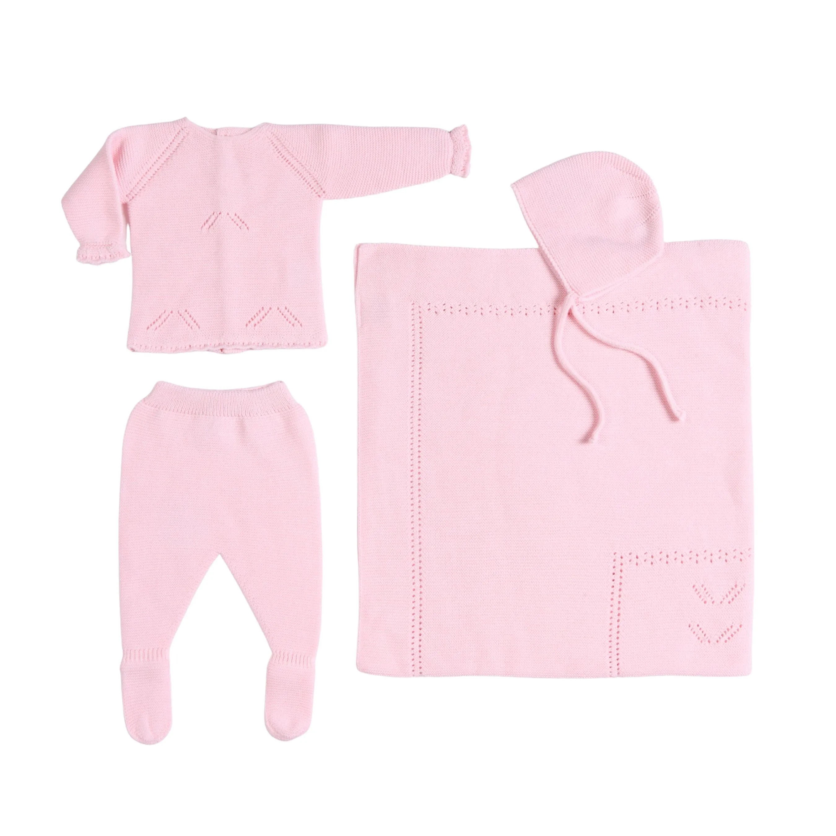 Meli | Baby Girls Rose Ballerina Layette Set (4) Babykids_Bebe-Sweeny