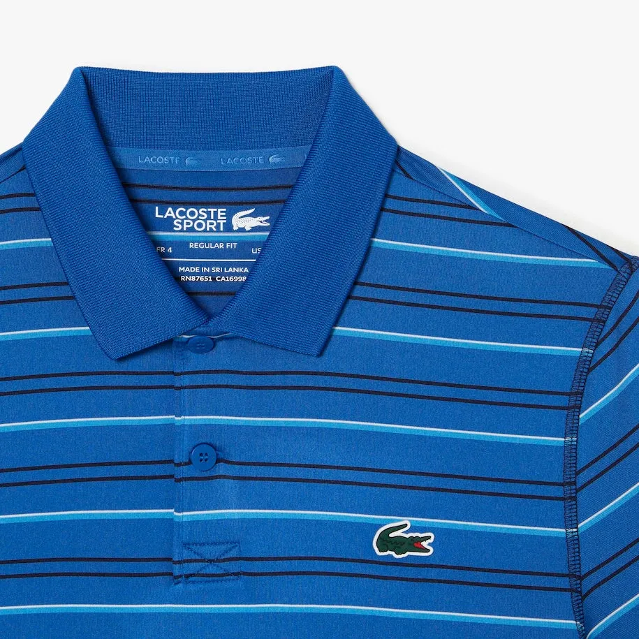 Men’s Golf Recycled Polyester Stripe Polo Kingdom/navy Blue Patagonia Clothing