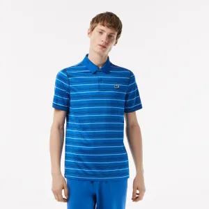 Men’s Golf Recycled Polyester Stripe Polo Kingdom/navy Blue Patagonia Clothing