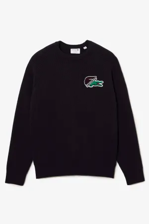 Men's Holiday Large Corcodile Sweater Navy Patagonia Clothing