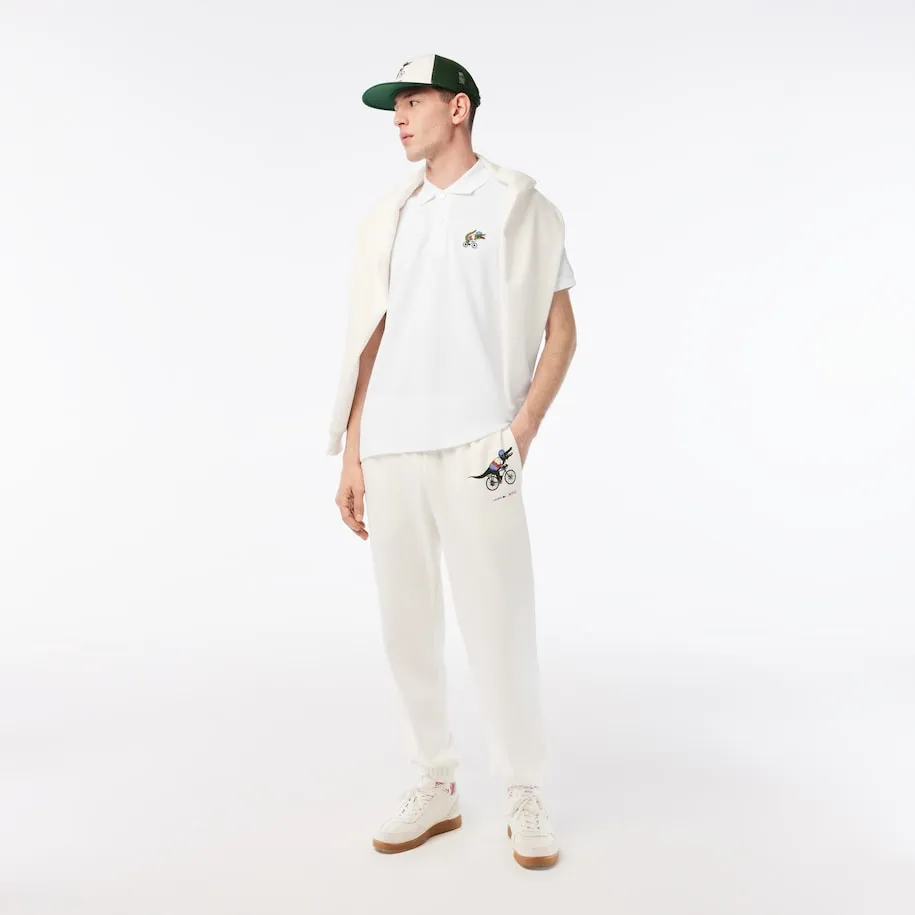 Men’s Lacoste x Netflix Organic Cotton Polo White Patagonia Clothing
