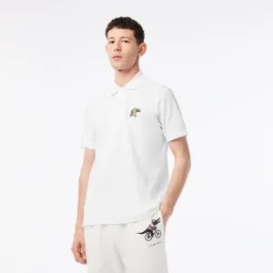 Men’s Lacoste x Netflix Organic Cotton Polo White Patagonia Clothing