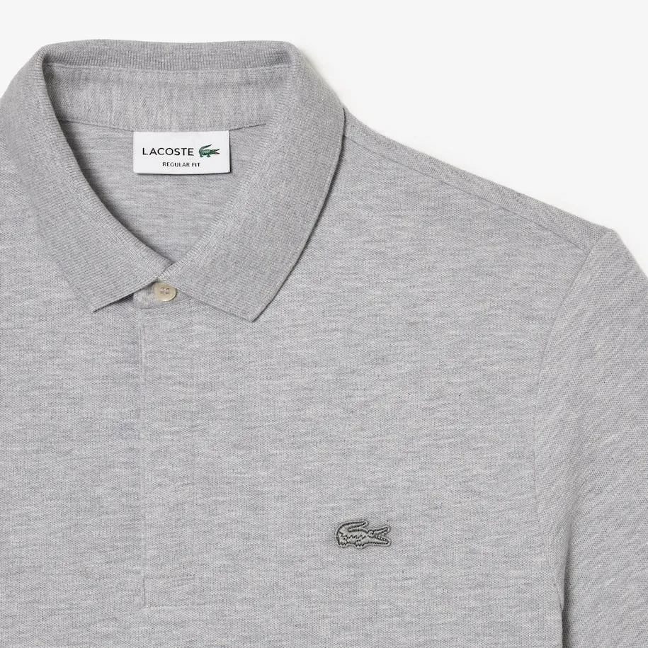 Men's Paris Regular Fit Stretch Cotton Piqué Polo Silver Chine Patagonia Clothing