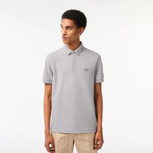 Men's Paris Regular Fit Stretch Cotton Piqué Polo Silver Chine Patagonia Clothing