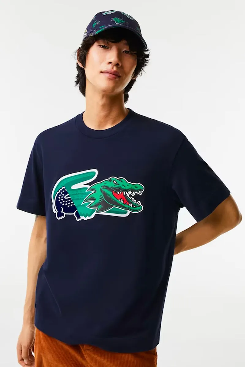 Men's Relaxed Fit Oversized Crocodile T-Shirt MARINE Patagonia Clothing