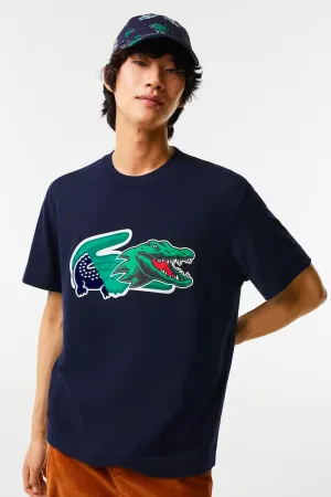 Men's Relaxed Fit Oversized Crocodile T-Shirt MARINE Patagonia Clothing