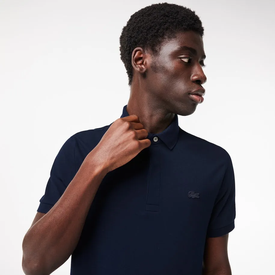 Men's Stretch Cotton Smart Paris Polo Navy Blue Patagonia Clothing