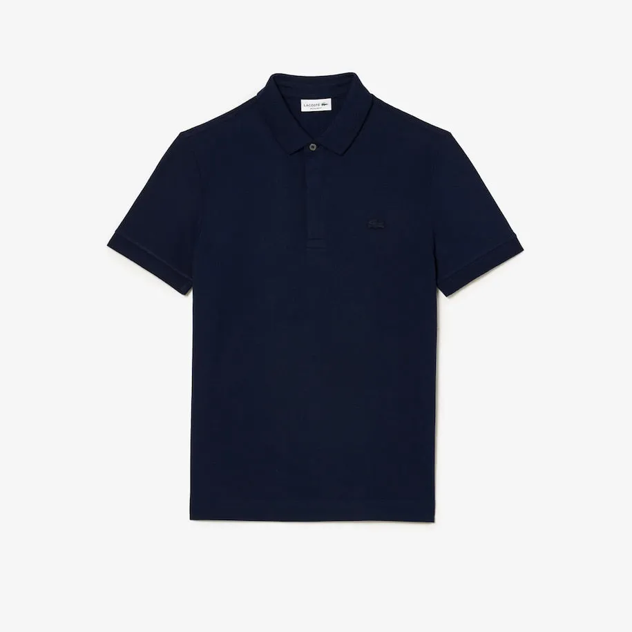 Men's Stretch Cotton Smart Paris Polo Navy Blue Patagonia Clothing