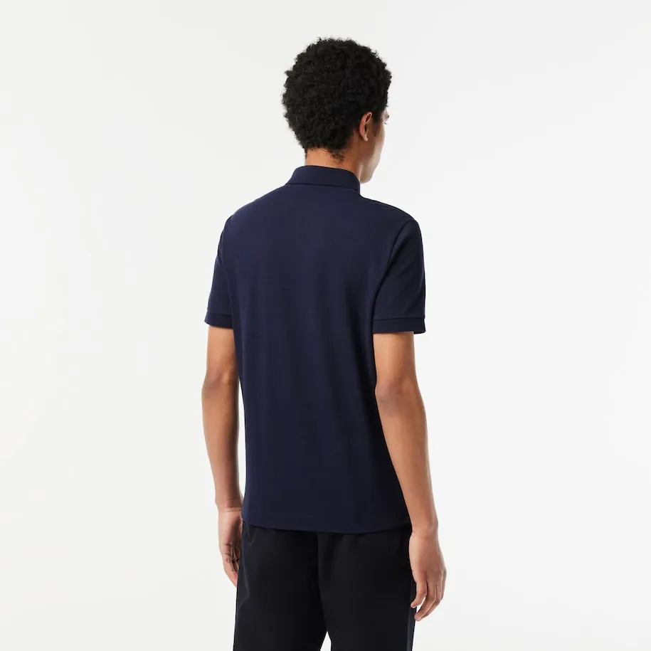 Men's Stretch Cotton Smart Paris Polo Navy Blue Patagonia Clothing